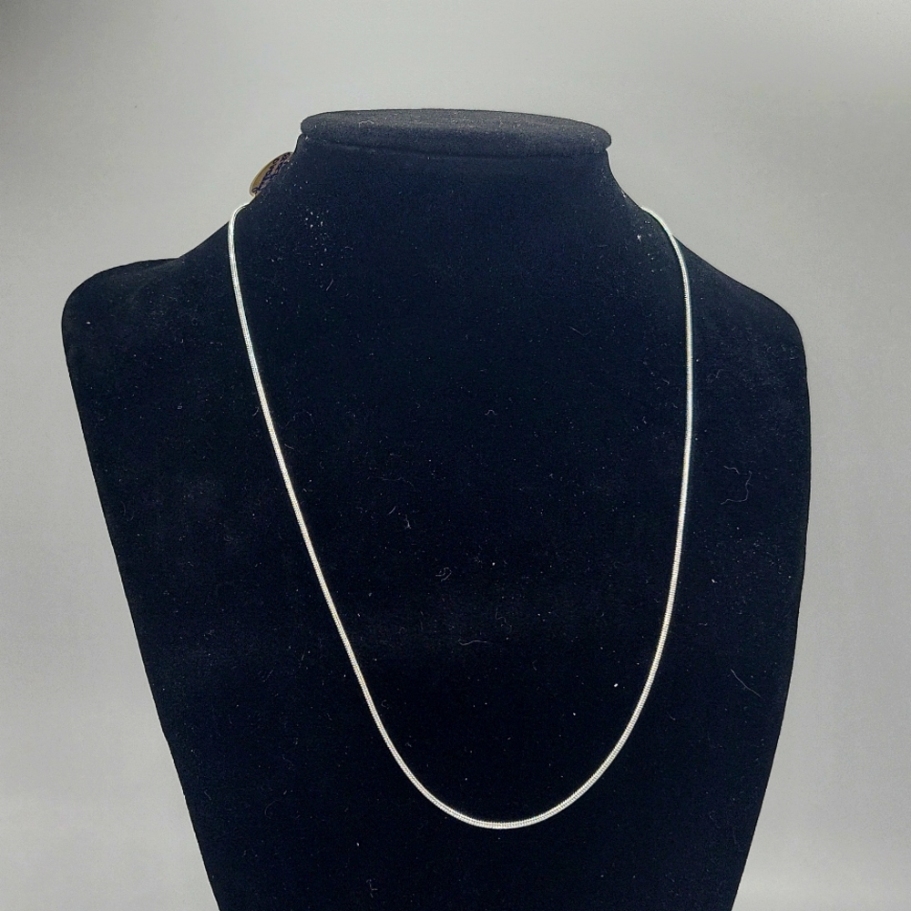 22" Sterling Silver Overlay Necklace Chain